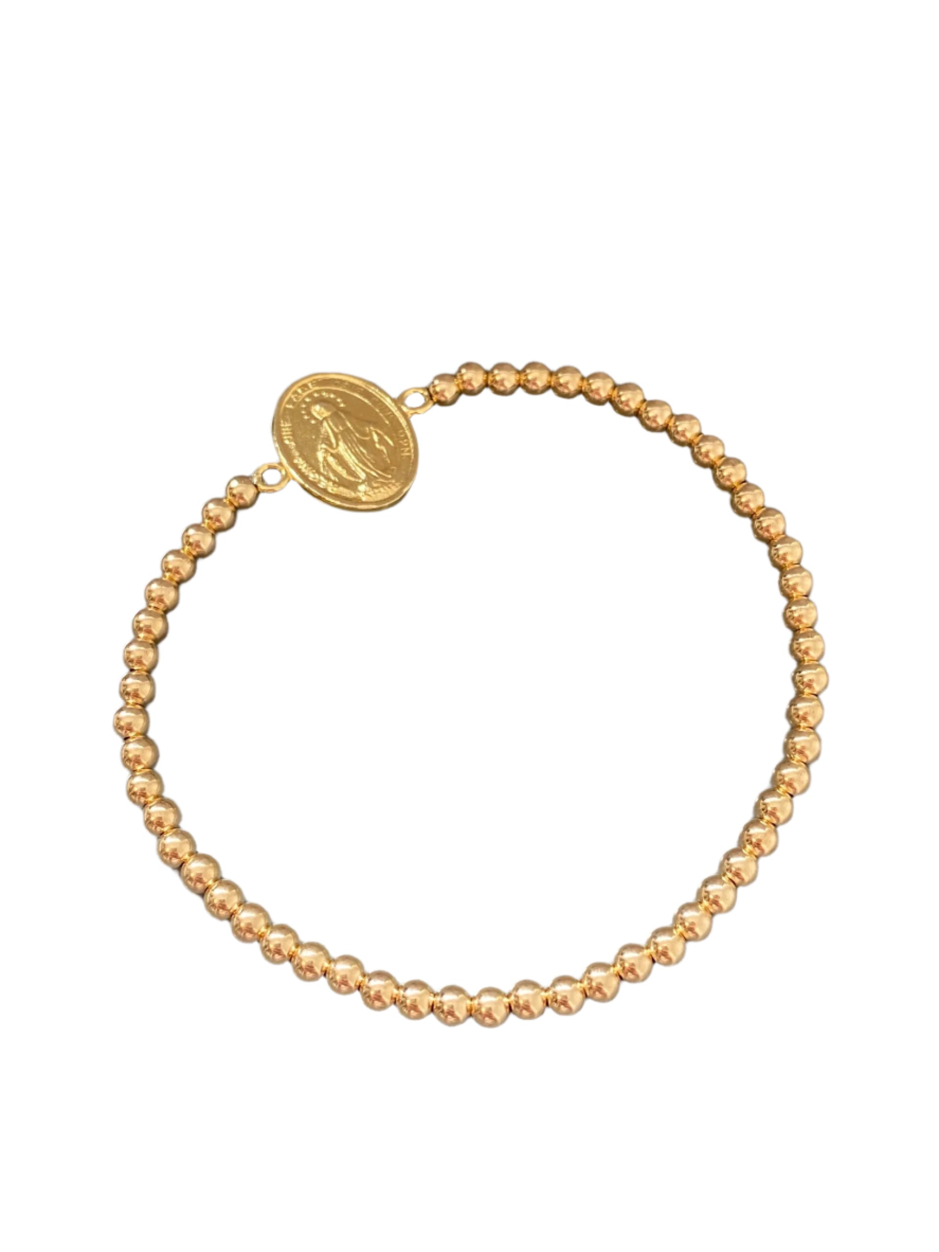 Pulsera Goldfilled Medalla Milagrosa