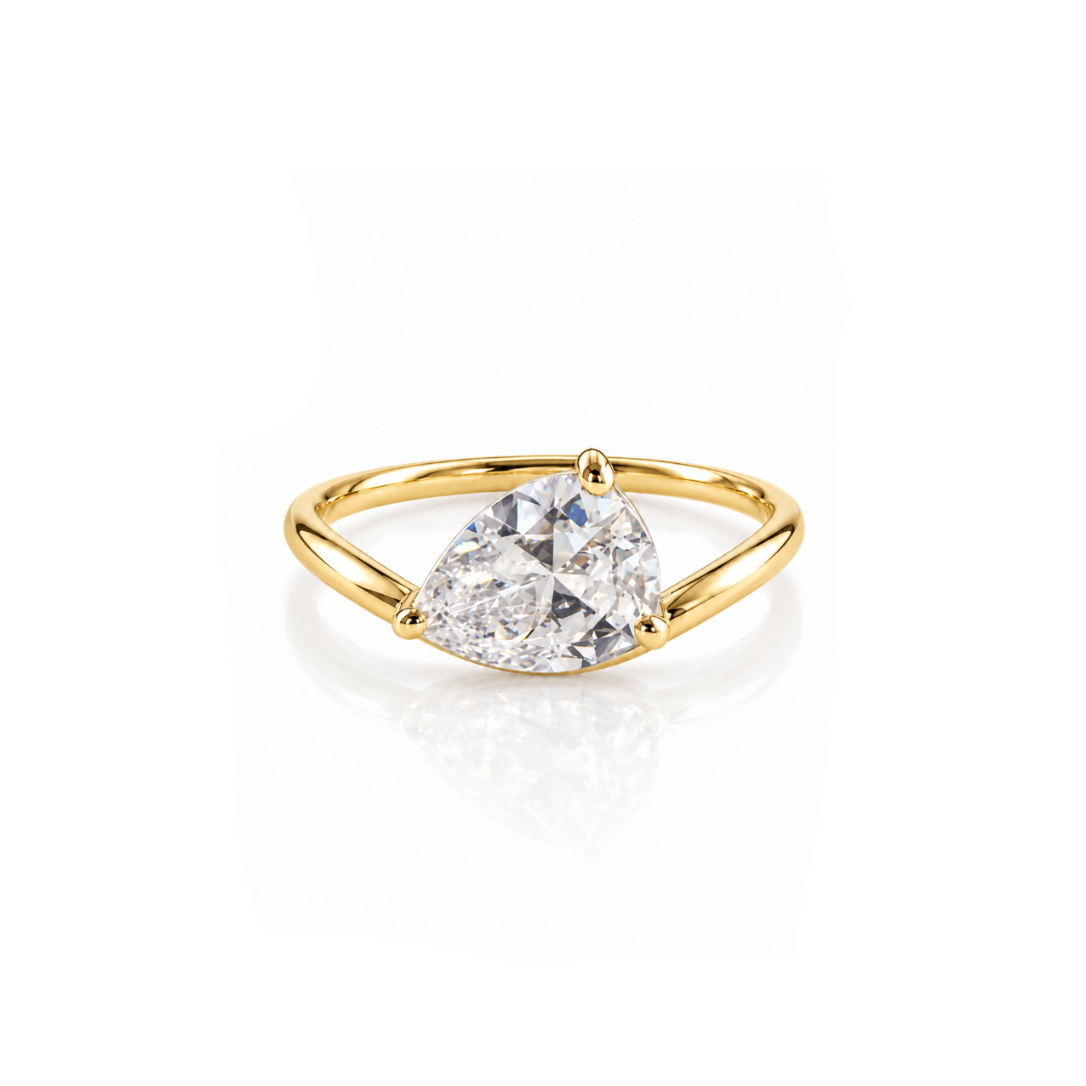 Pear Pinky Ring
