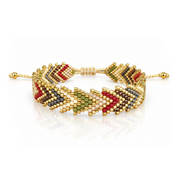 Arrow Knitted Bracelet