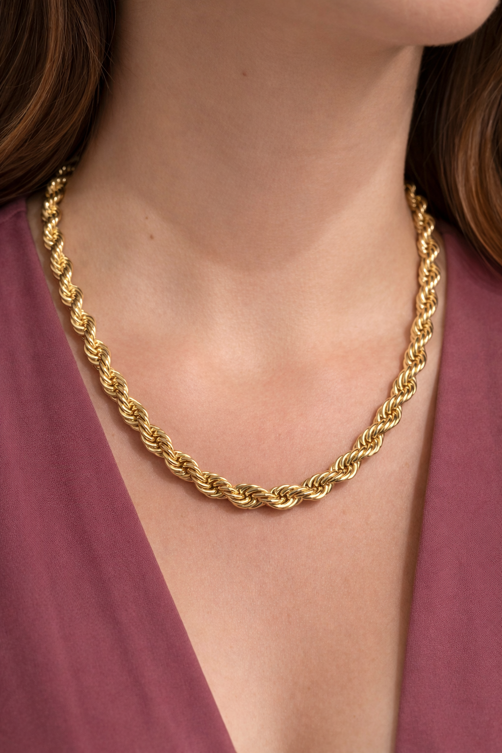 XL Braided Rope Necklace