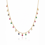Rainbow Dangling Necklace
