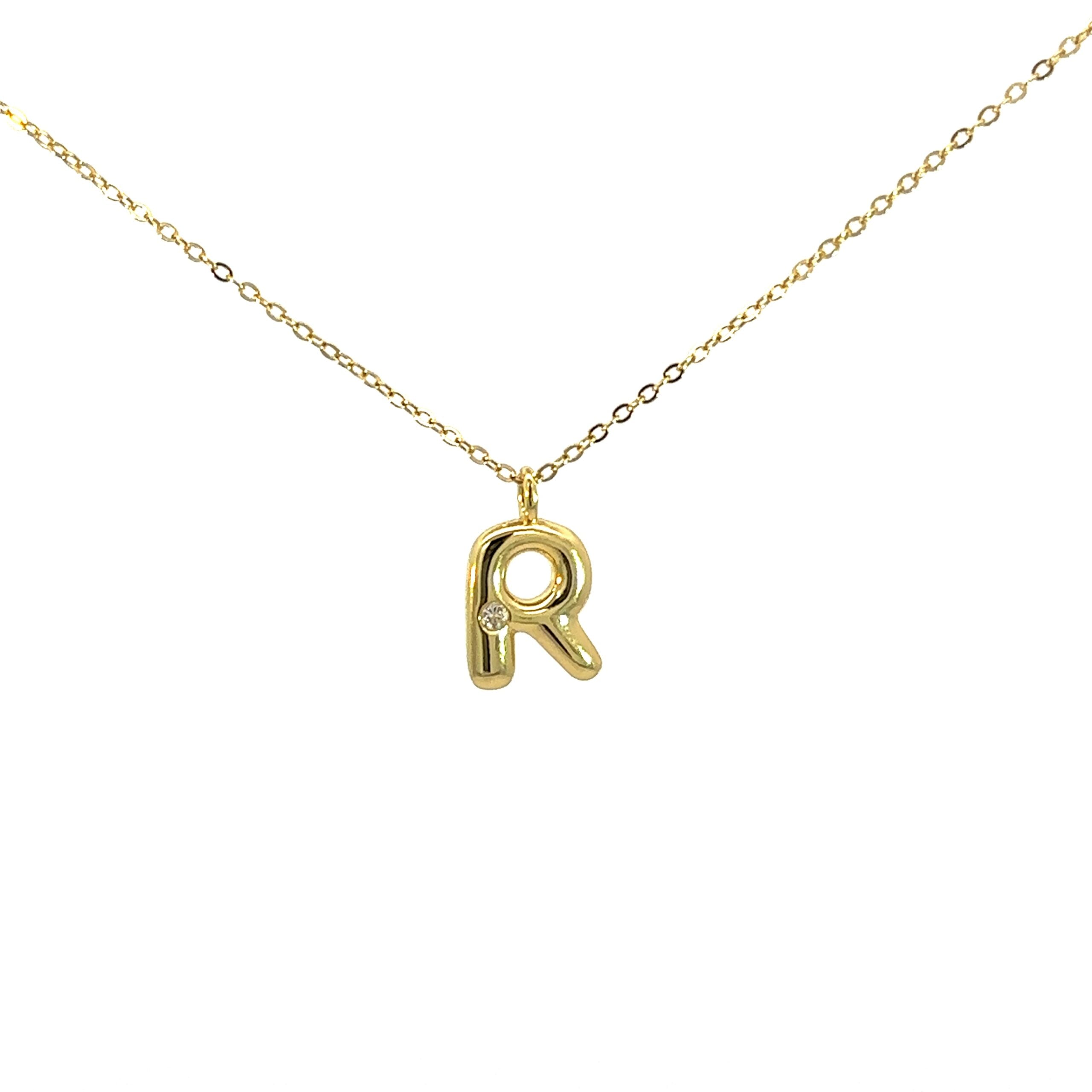 Bubble Initials Necklace