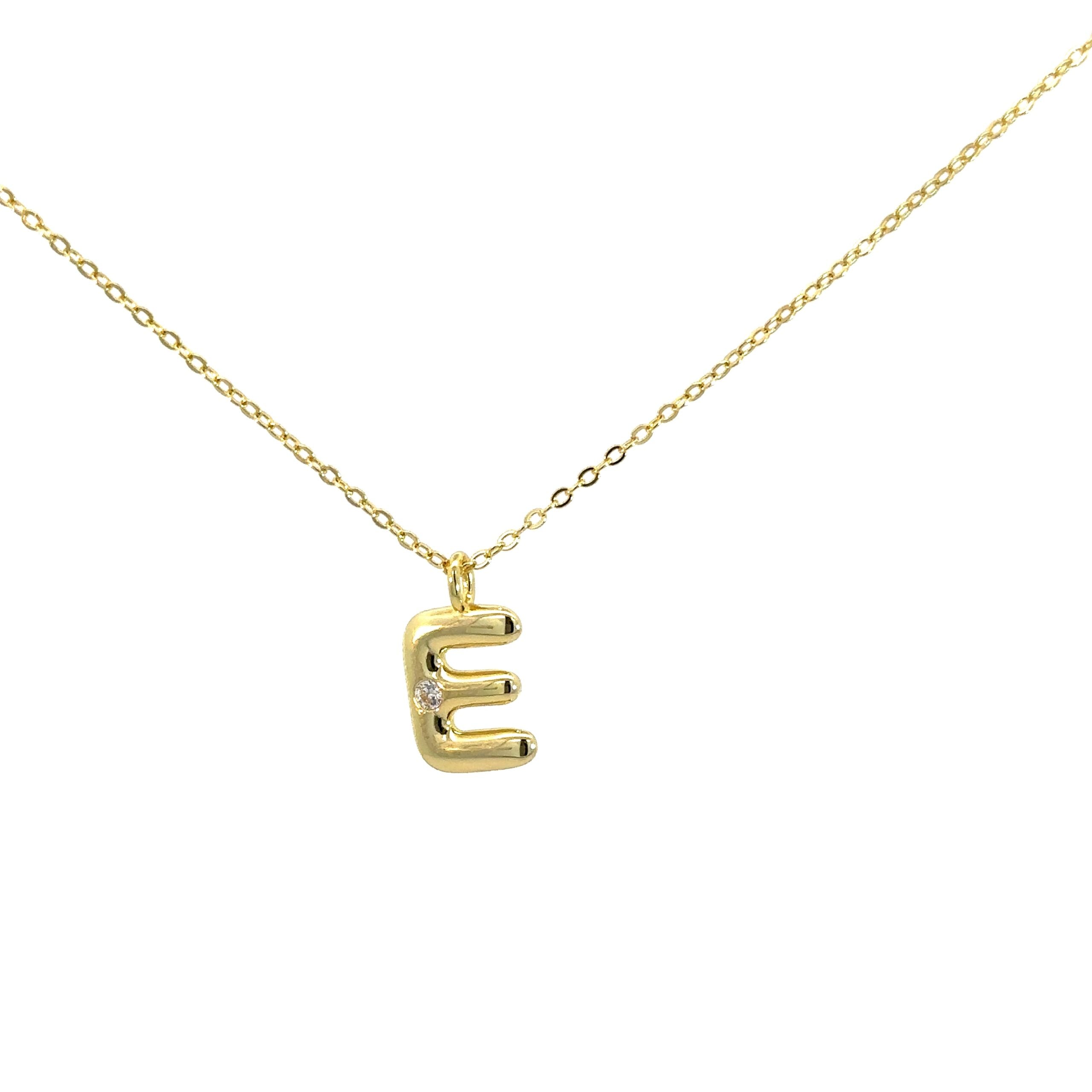 Bubble Initials Necklace