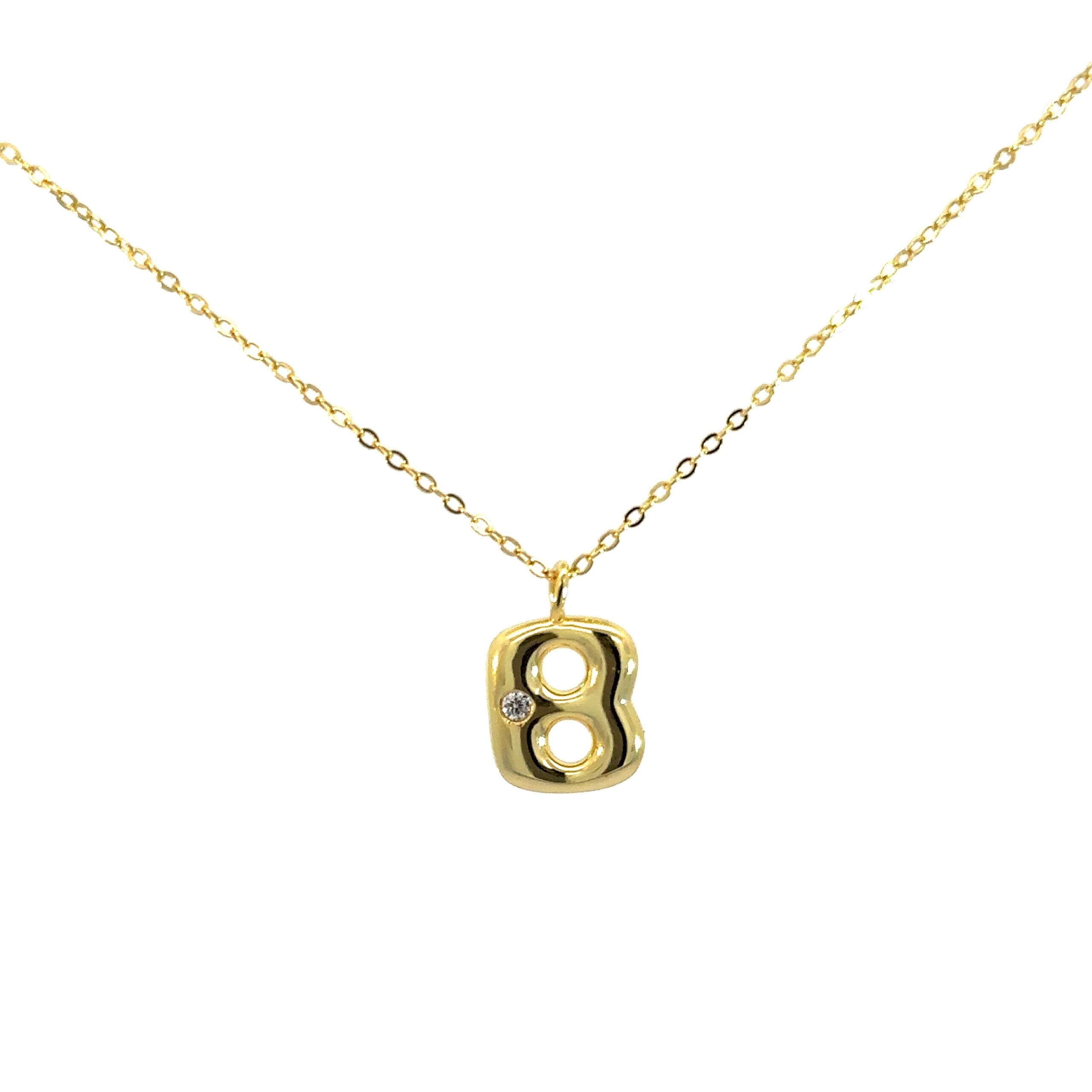 Bubble Initials Necklace