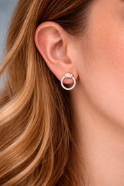 Hollow Circle Earrings