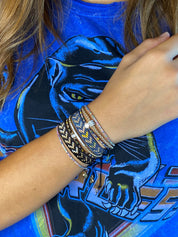 Thin Silver Bar Goldfilled Bracelet