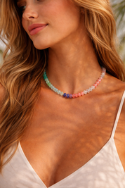 Graded Pastel Pukka Necklace