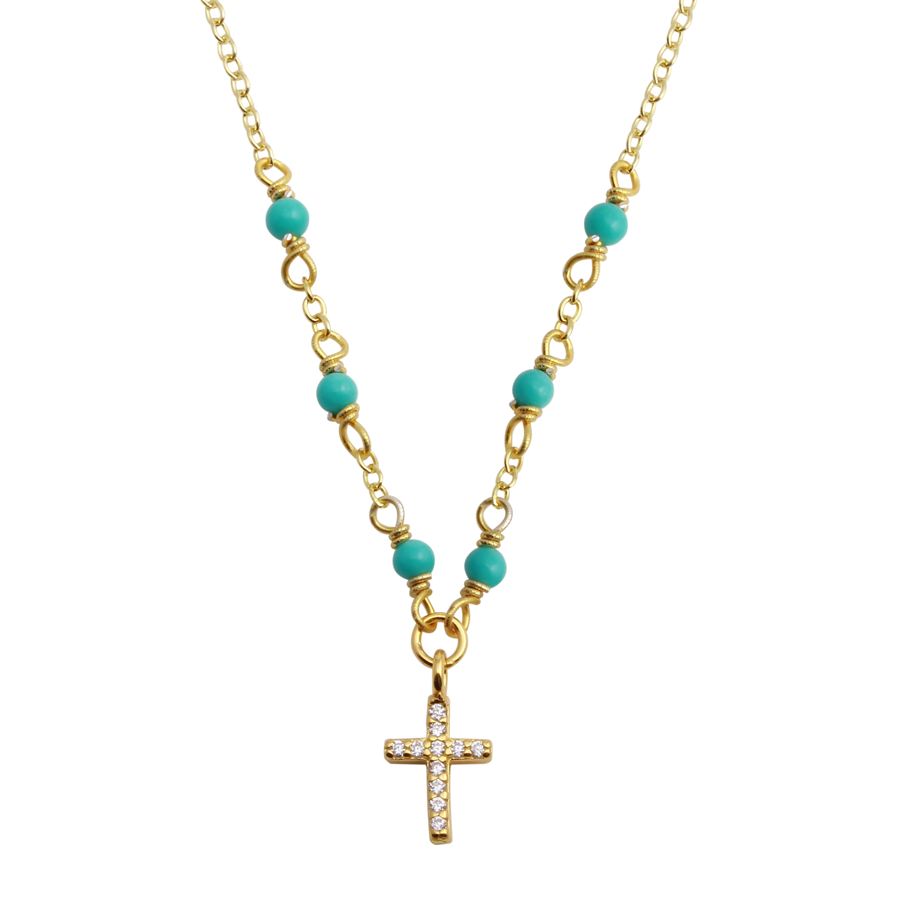Hanging Cross Necklace