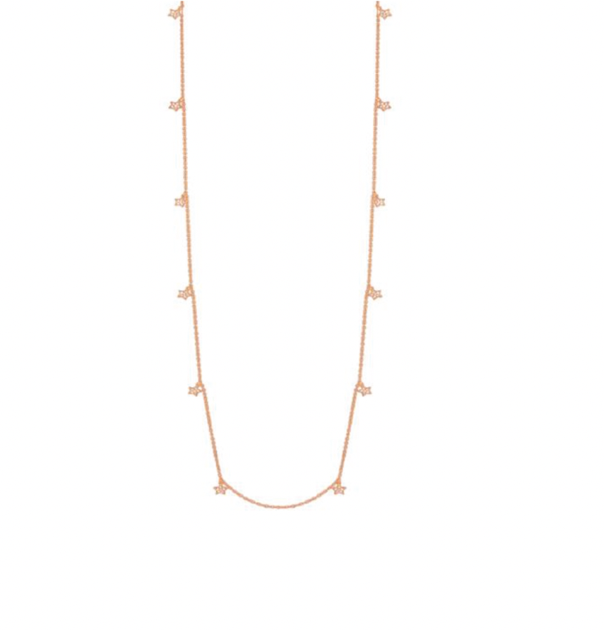 Long Mini Star Necklace