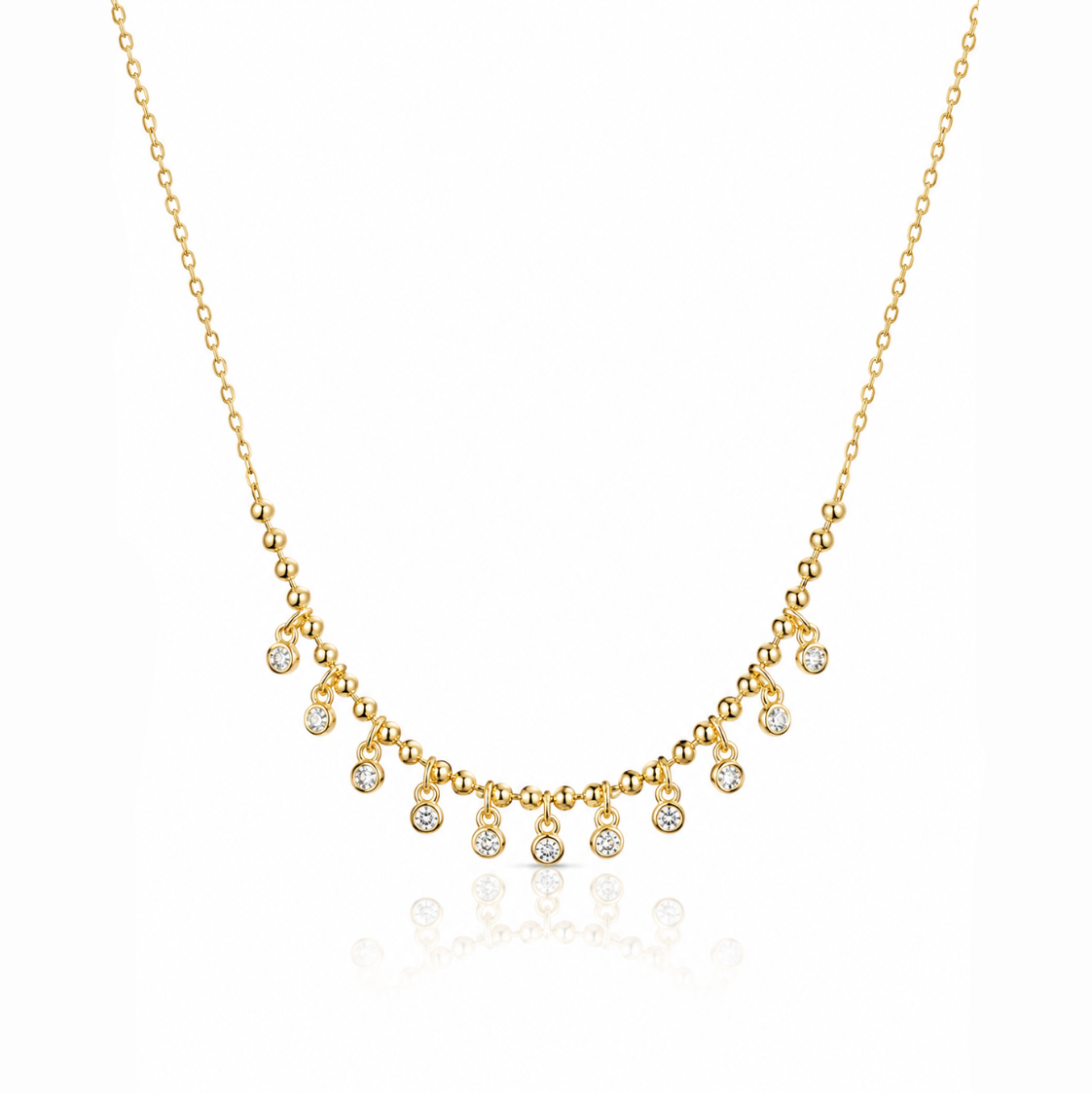 Beaded Dangling Necklace