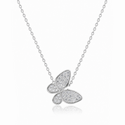 Sided Butterfly Necklace