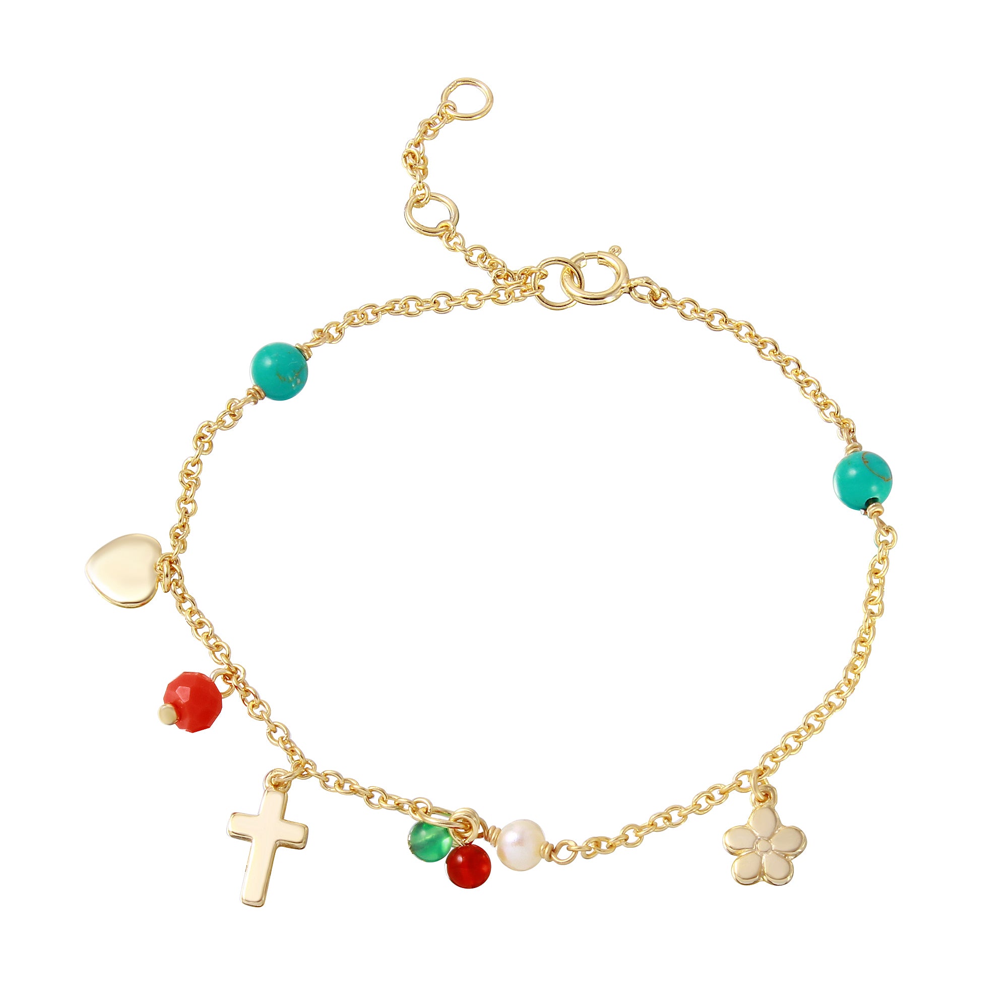 Multi Charms Brcelet