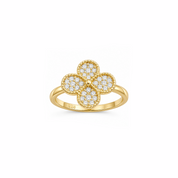 Pave Clover Ring