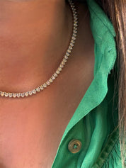3-Prong Tennis Necklace