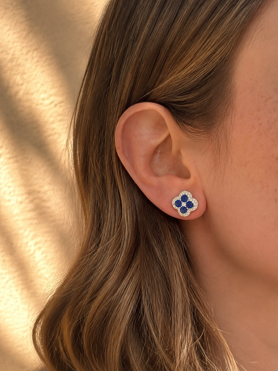 Bombé Clover Earrings