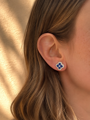 Bombé Clover Earrings