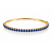 Gemstone Bangle Bracelet