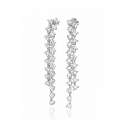 Long Cascade Dangling Earrings