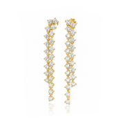 Long Cascade Dangling Earrings