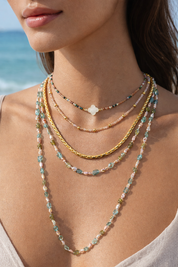 Gold Snake Chain Necklace