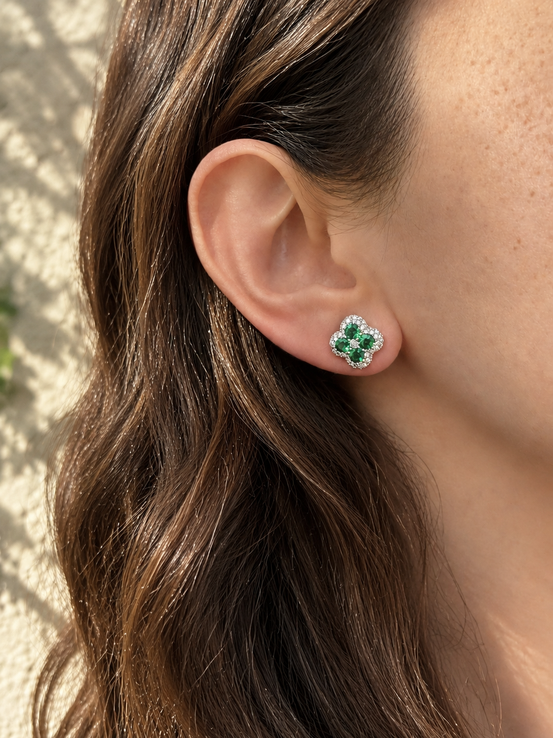Bombé Clover Earrings
