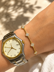Pave Multi Clover Bracelet