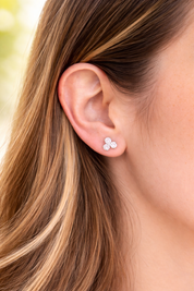 Triple Stud Earrings