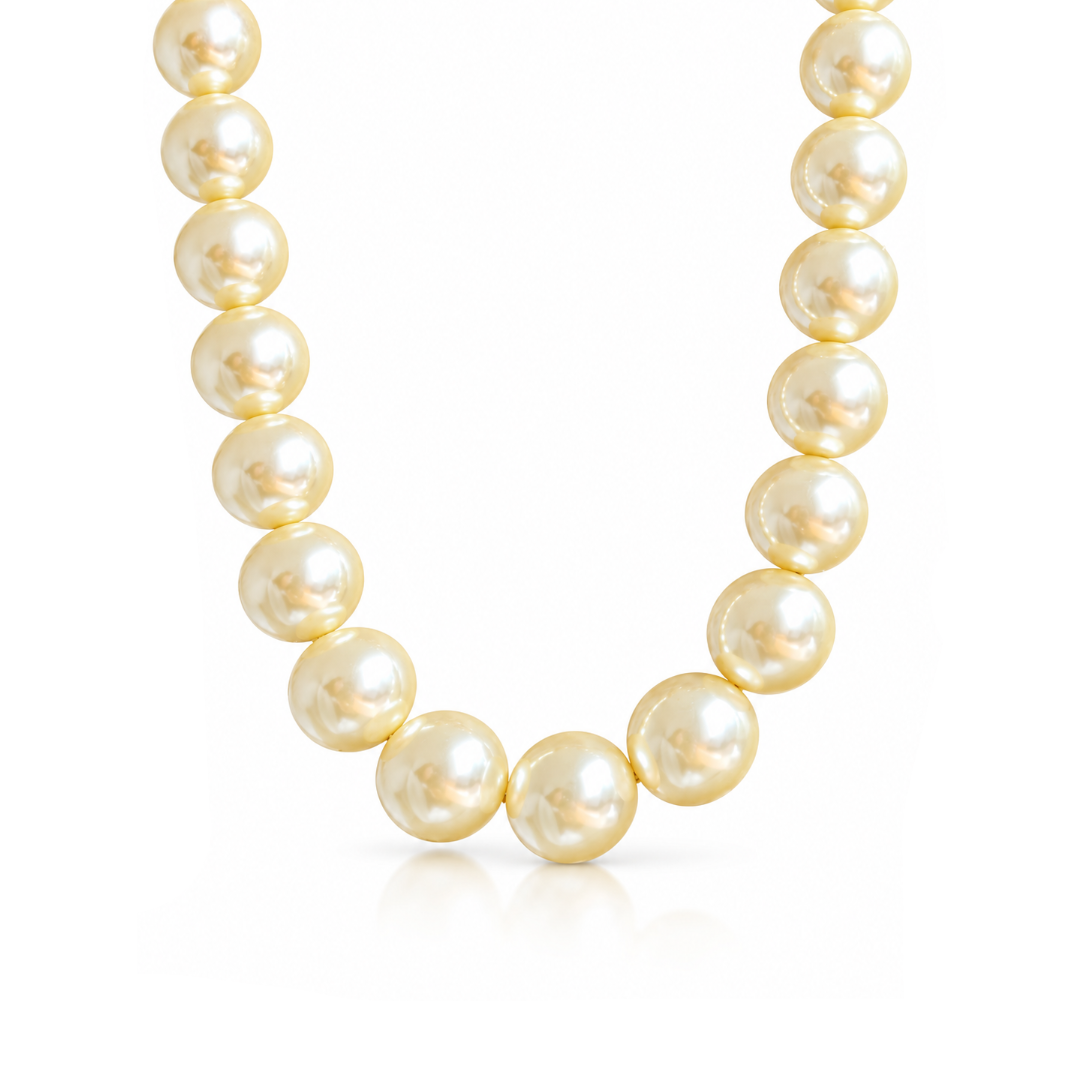 Large Pearl Strand Necklace