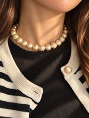 Large Pearl Strand Necklace
