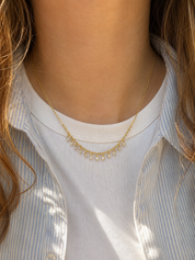 Beaded Dangling Necklace
