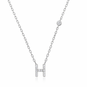 Mini Initial H Necklace