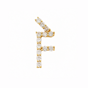 Diamond Initial F Charm