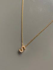 Mini Initial S Necklace
