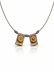 Ribbon Scapular Necklace
