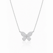 Pave Butterfly Necklace