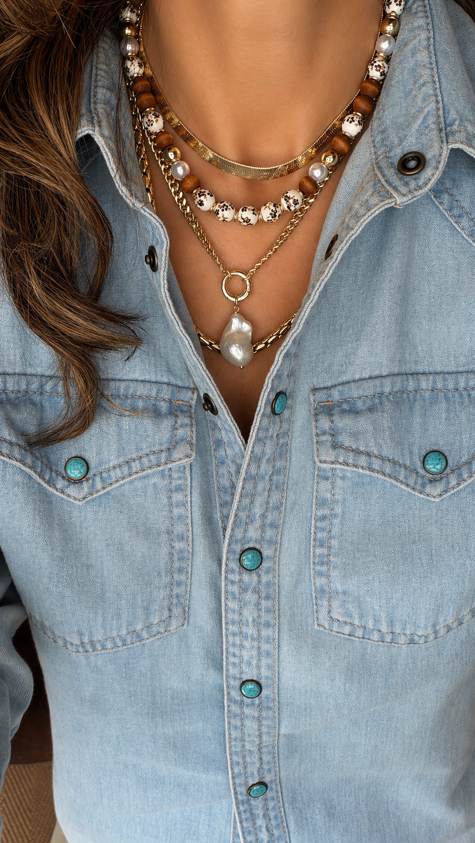 Thick Herringbone Choker