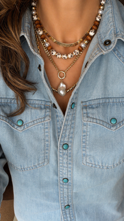 Thick Herringbone Choker