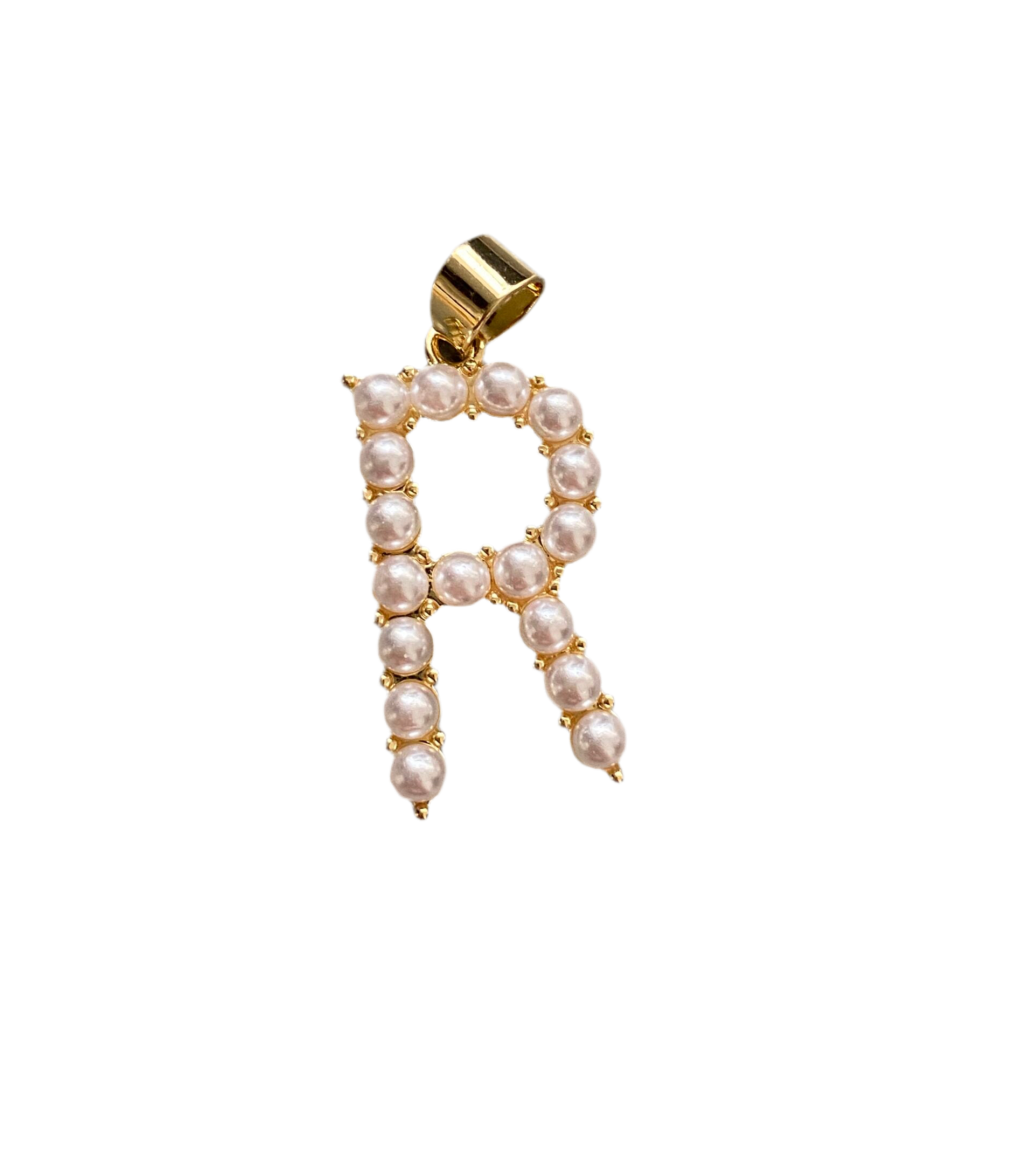 Charm Pearls Letter R