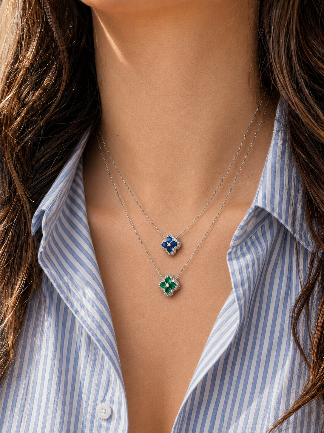 Bombé Clover Necklace