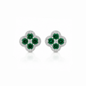 Bombé Clover Earrings