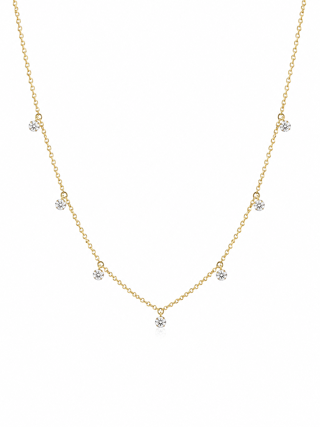 Sparkling Dangling Necklace
