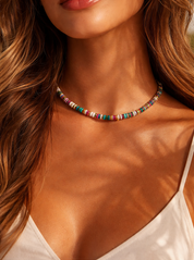 Mixed Stones Pukka Necklace