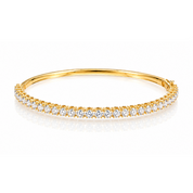 Gemstone Bangle Bracelet