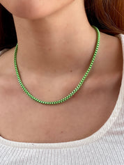 Enamel Chain Green