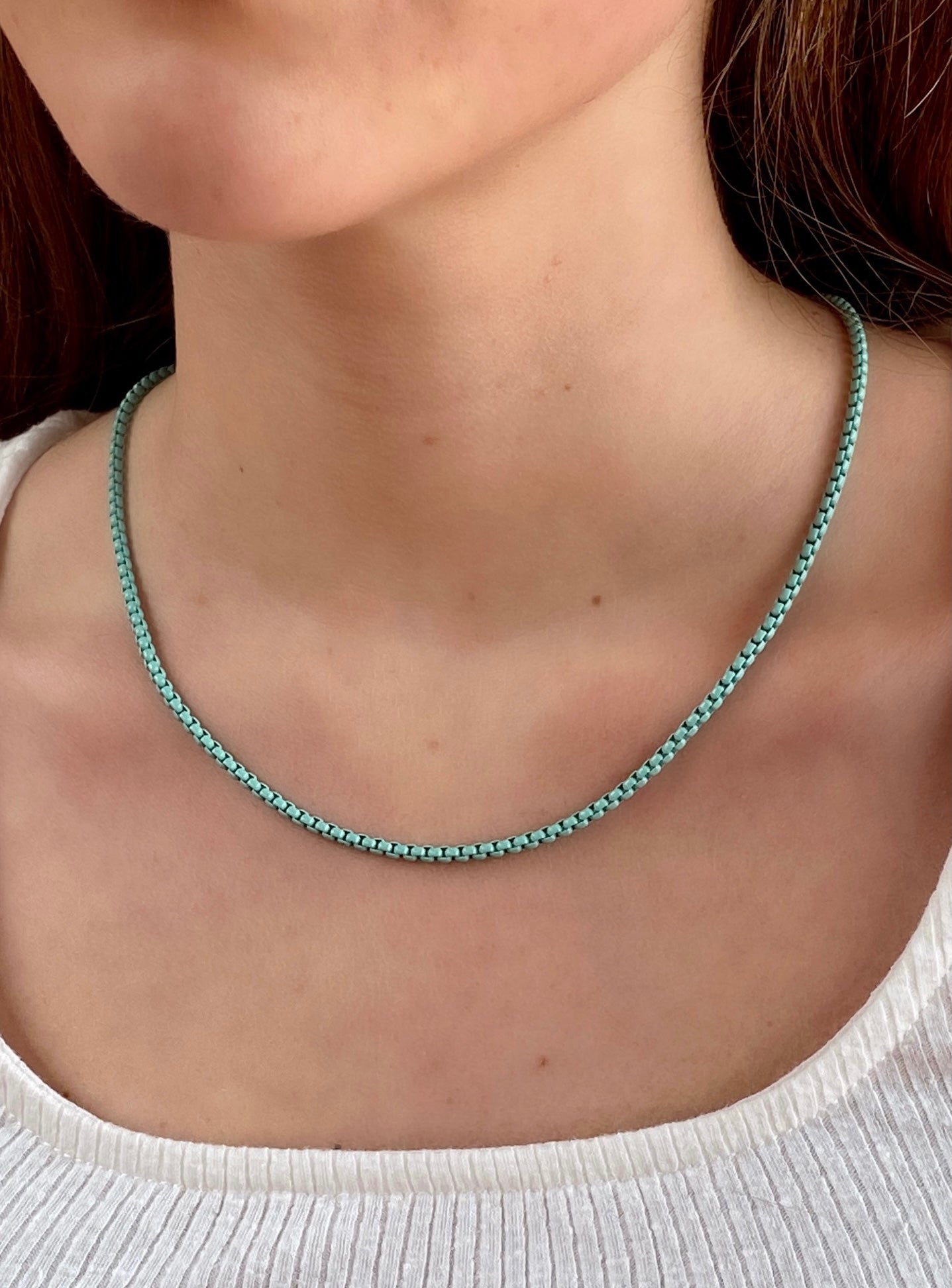 Enamel Chain Mint