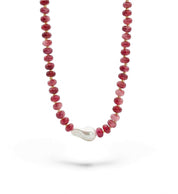 Pink Pearl Pukka Necklace