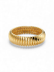 Golden Wave Stretchy Bracelet