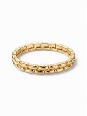 Golden Brick Stretchy Bracelet