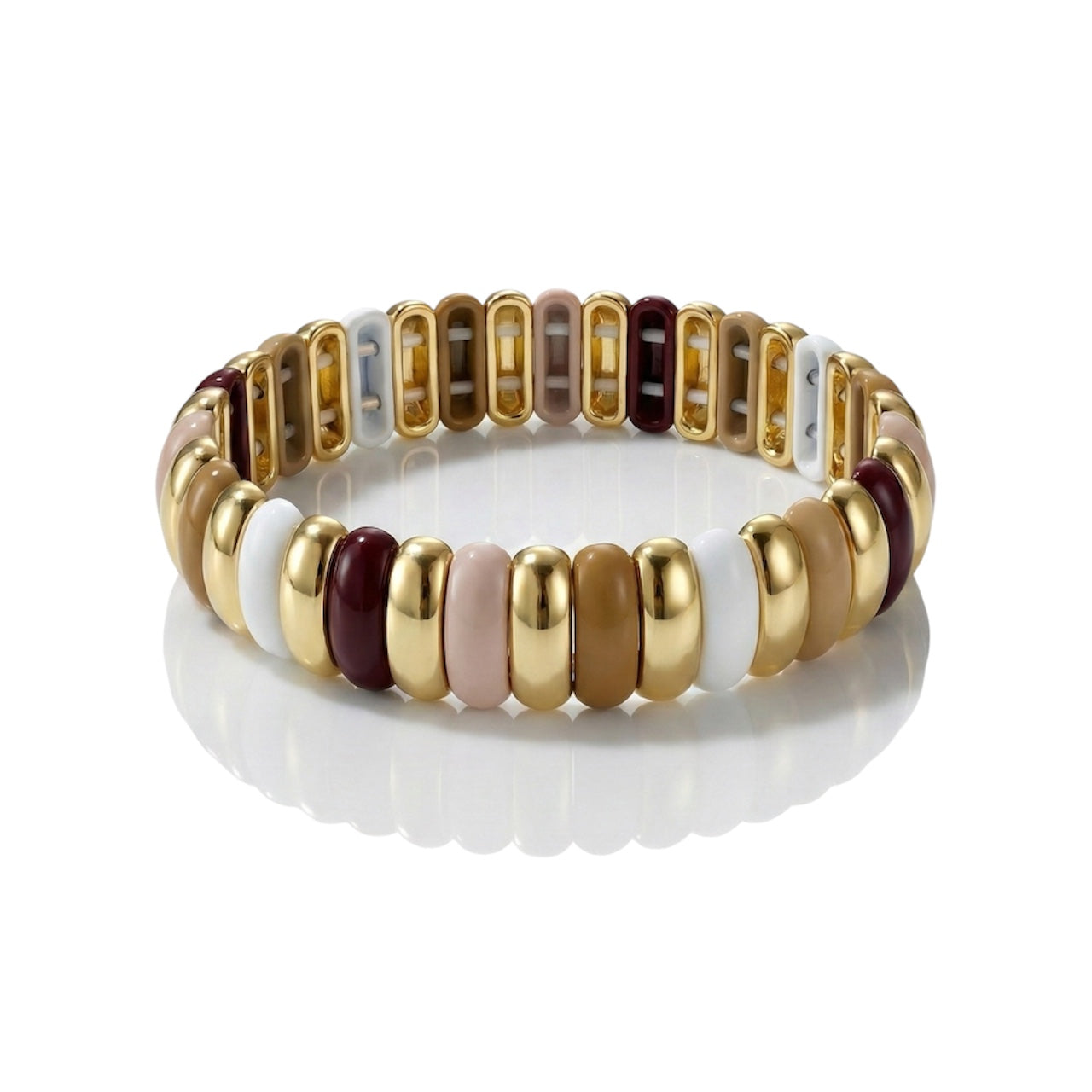 Color Block Stretchy Bracelet