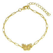 Fluted Butterfly Bracelet